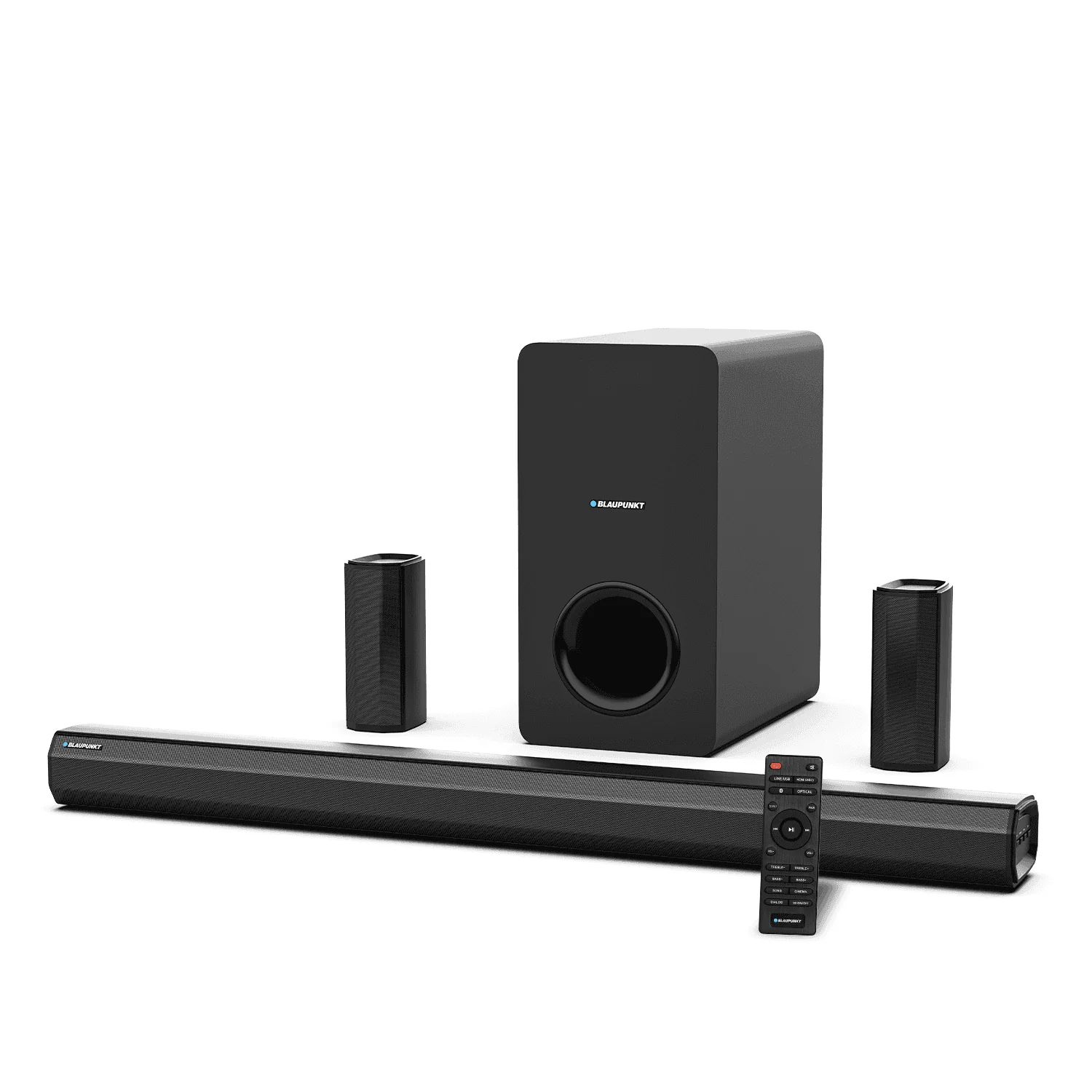 Blaupunkt SBW550 5.1 Home Theater Surround Soundbar with Rear Satellites